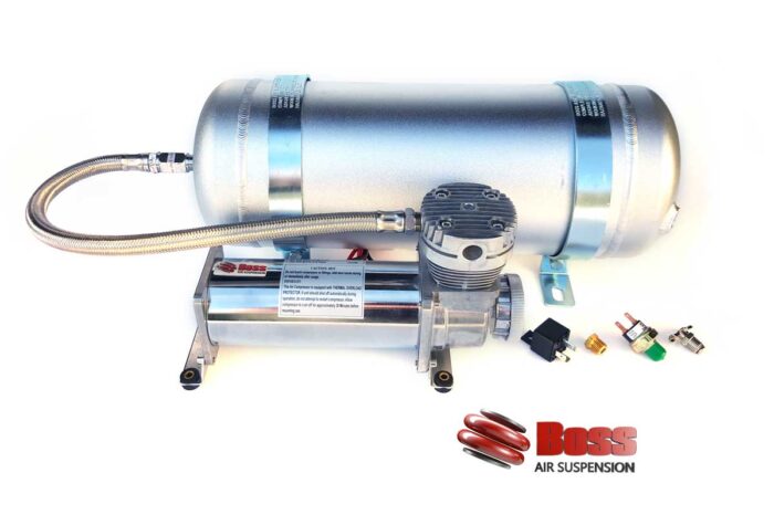 Aluminum Airtank with 12v compressor | Boss Air Suspension