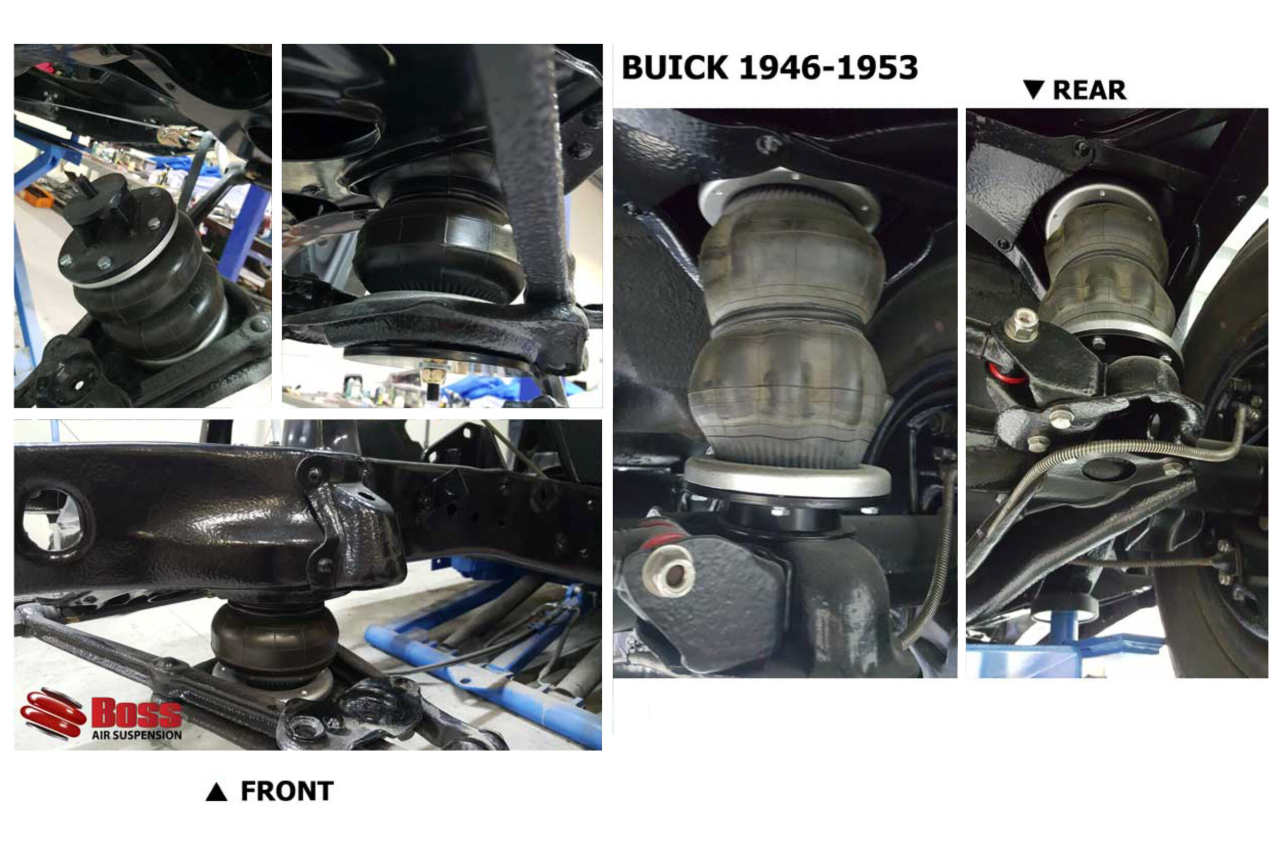 Buick Front and Rear Airbag Suspension for the 1946 to 1953 Buick