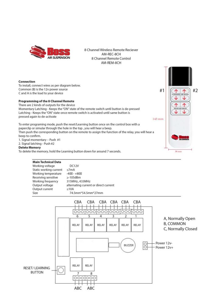  | Boss Air Suspension